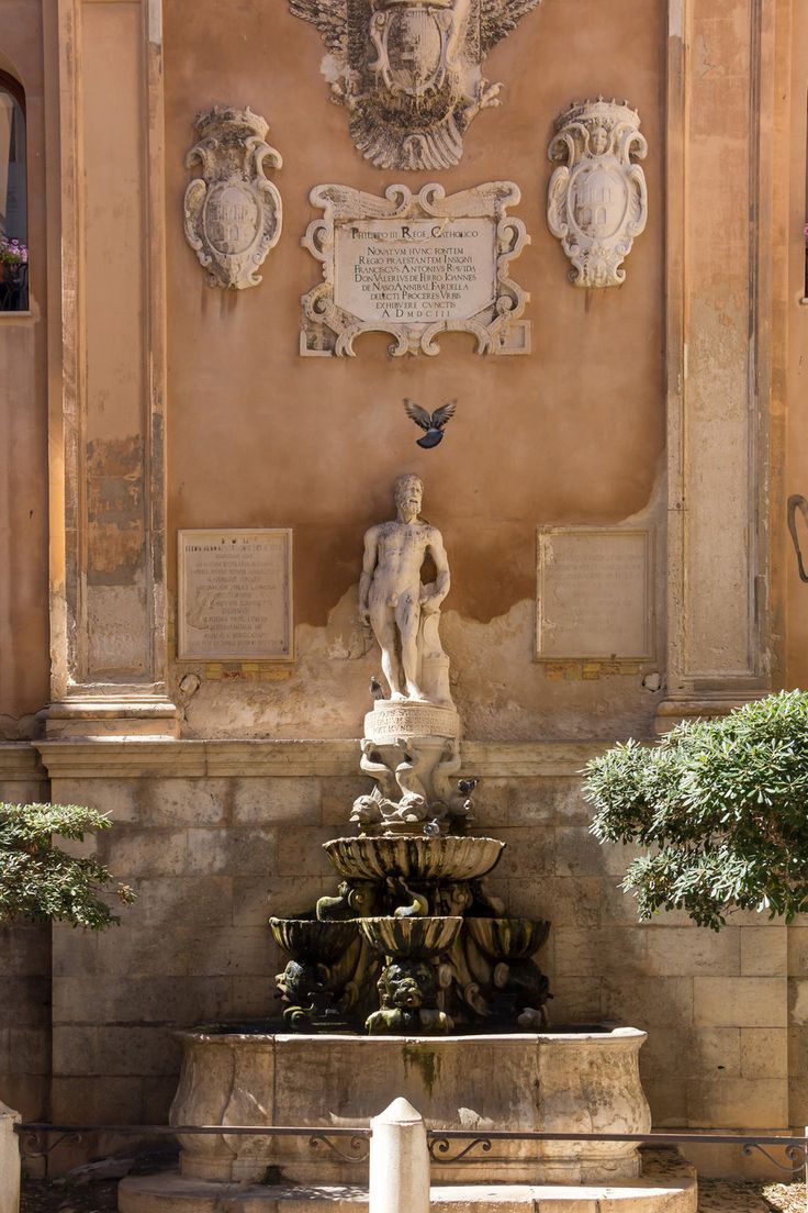 The Triton fountain in Trapani